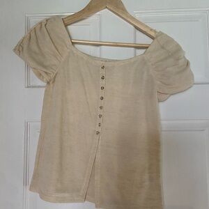 Off the shoulder feminine top
